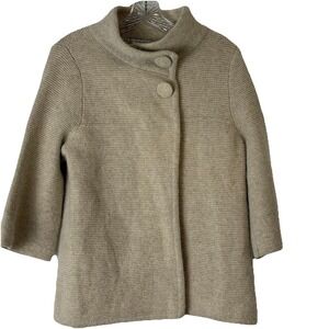 Jillian Jones Womens Sweater Cardigan Sz L Lambs Wool Angora‎ Capsule Lagenlook